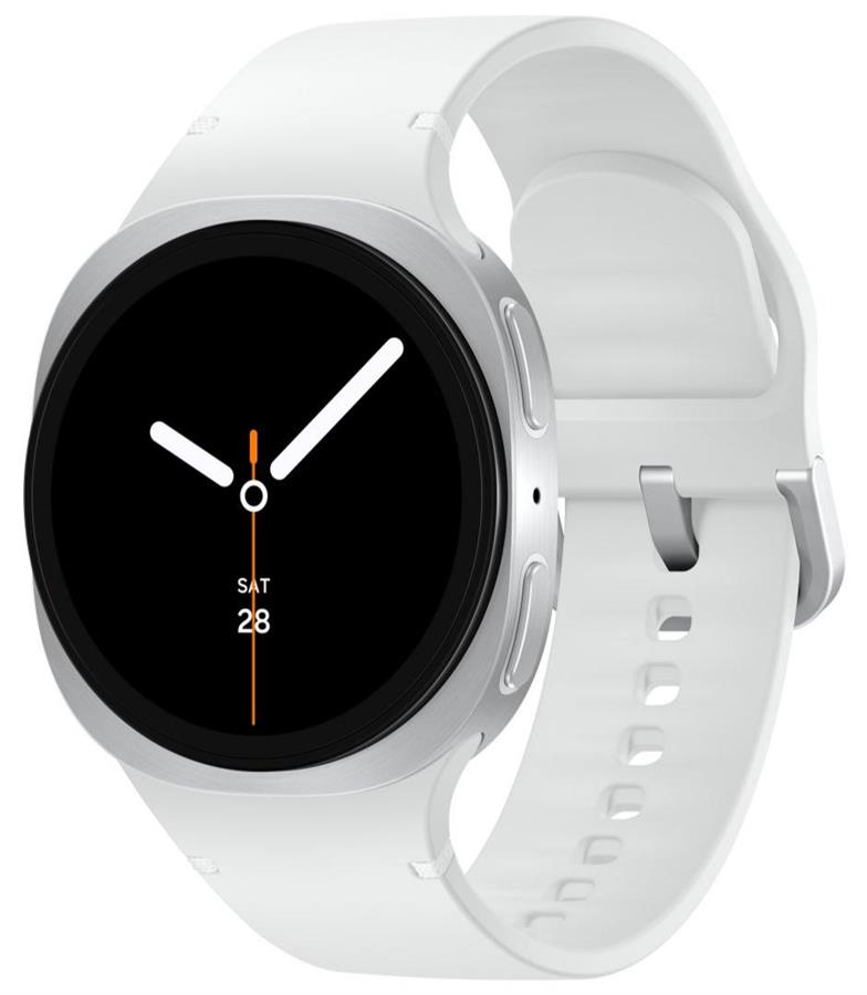 Смарт-годинник Samsung Galaxy Watch 8 40мм (L320) 1.34", 438x438, sAMOLED, BT 5.3, NFC, 2/32ГБ, сріблястий