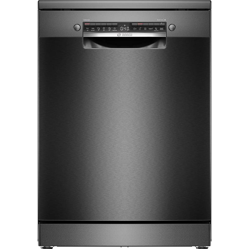Посудомийна машина Bosch, 12компл., E, 60см, дисплей, 3й кошик, чорний