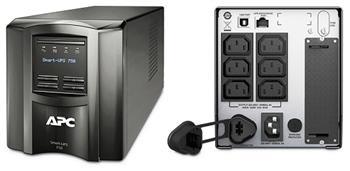 Джерело безперебійного живлення APC Smart-UPS 750VA/500W, LCD, USB, SmartConnect, 8xC13