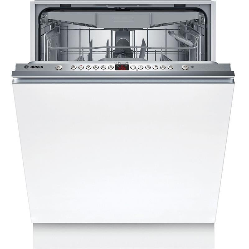 Посудомийна машина Bosch вбудована, 13компл., E, 60см, дисплей, 3-й кошик, білий