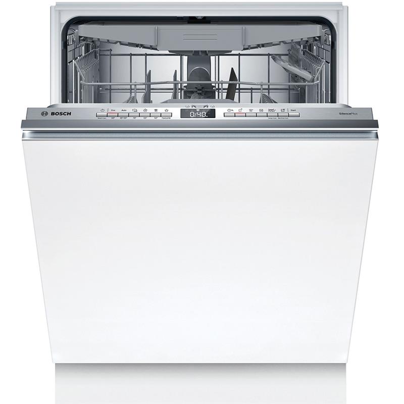 Посудомийна машина Bosch вбудована, 14компл., D, 60см, дисплей, 3й кошик, білий