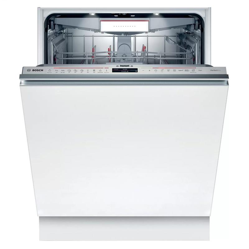 Посудомийна машина Bosch вбудована, 14компл., C, 60см, дисплей, 3й кошик, Zeolith, білий