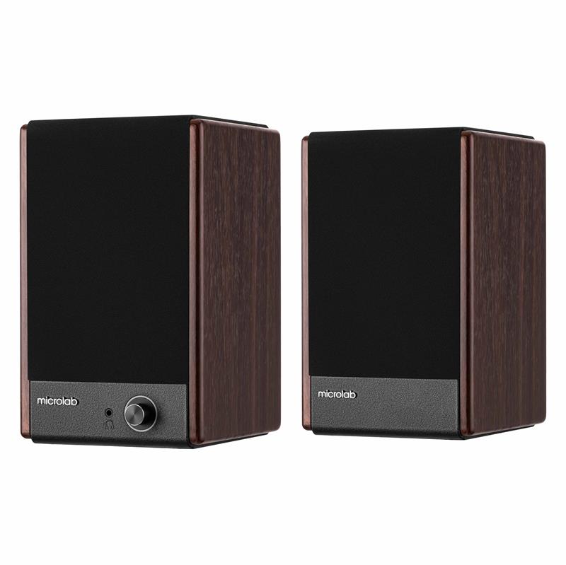 Акустична система MICROLAB SOLO 4 2.0, 60w, mini-jack, коричневий