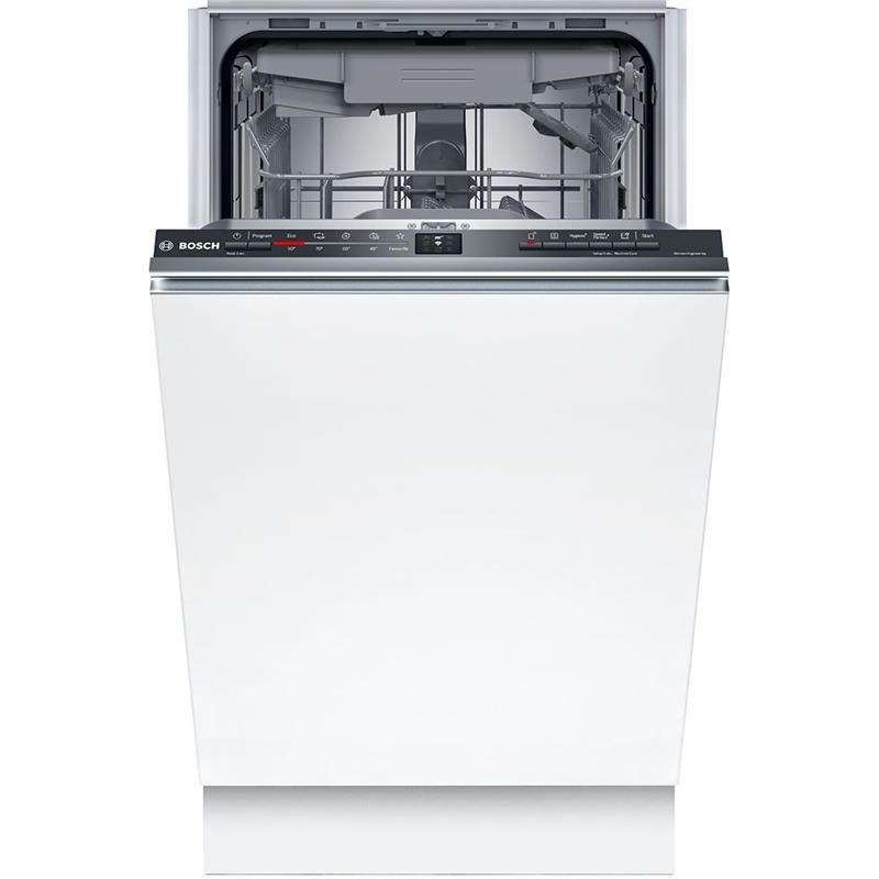 Посудомийна машина Bosch вбудована, 10компл., D, 45см, дисплей, 3й кошик, білий