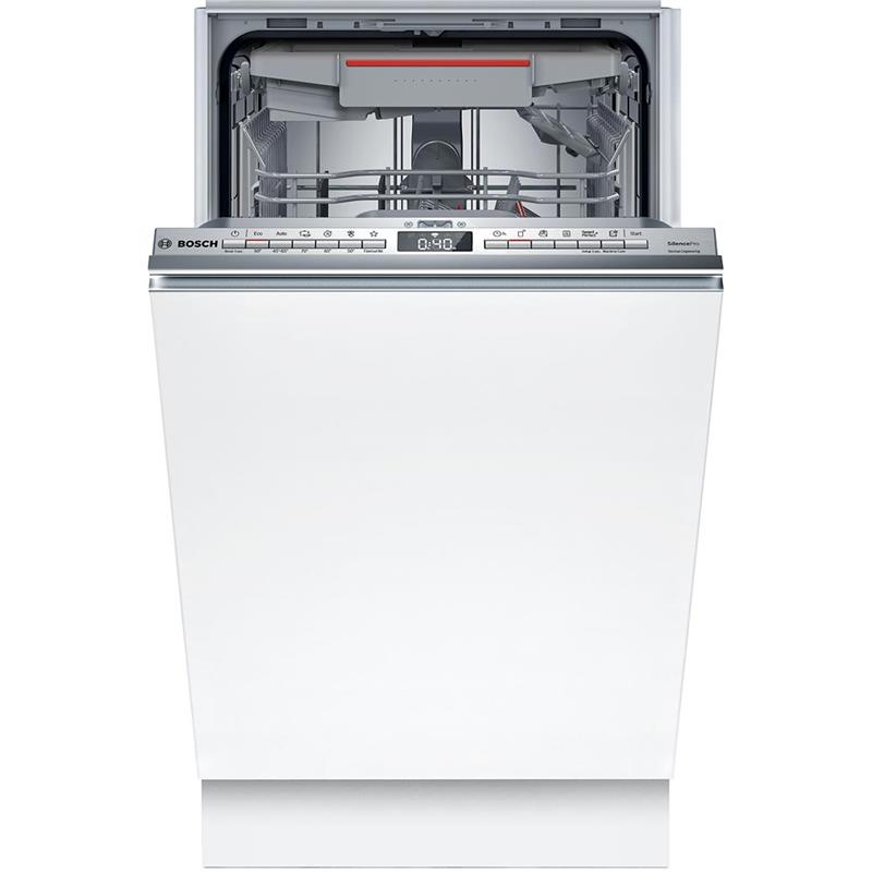 Посудомийна машина Bosch вбудована, 10компл., D, 45см, дисплей, 3й кошик, білий