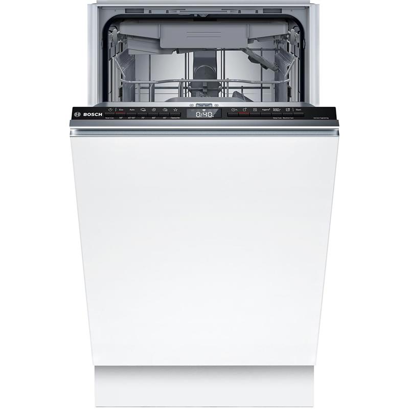 Посудомийна машина Bosch вбудована, 10компл., D, 45см, дисплей, 3й кошик, білий