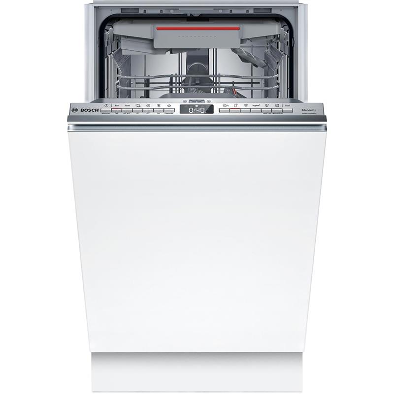 Посудомийна машина Bosch вбудована, 10компл., E, 45см, дисплей, 3й кошик, білий