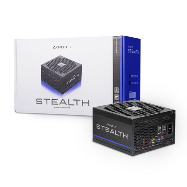 Блок живлення CHIEFTEC Stealth (1200W), >92%, 80+ Platinum, 135мм FDB, 1xMB 24pin(20+4), 2xCPU 8pin(4+4), 2xMolex, 10xSATA, 3xPCIe 8pin(6+2), 2xPCIe GEN5 16pin, Fully Modular