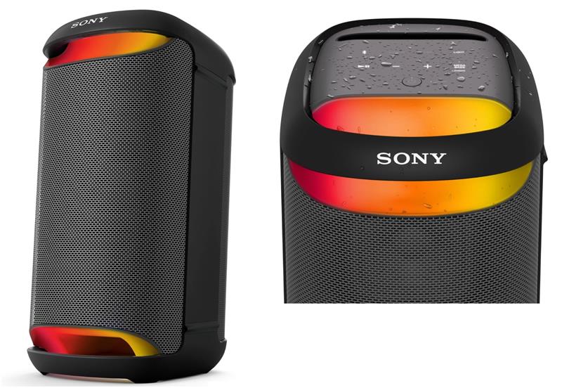 Акустична система Sony SRS-XV500B 2.0, BT 5.2, IPX4, LED, Party Connect, SBC, AAC, LDAC