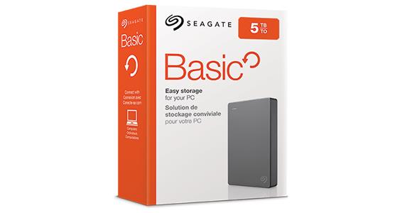 Жесткий диск Seagate Basic 2.5" USB 3.0 5TB Gray