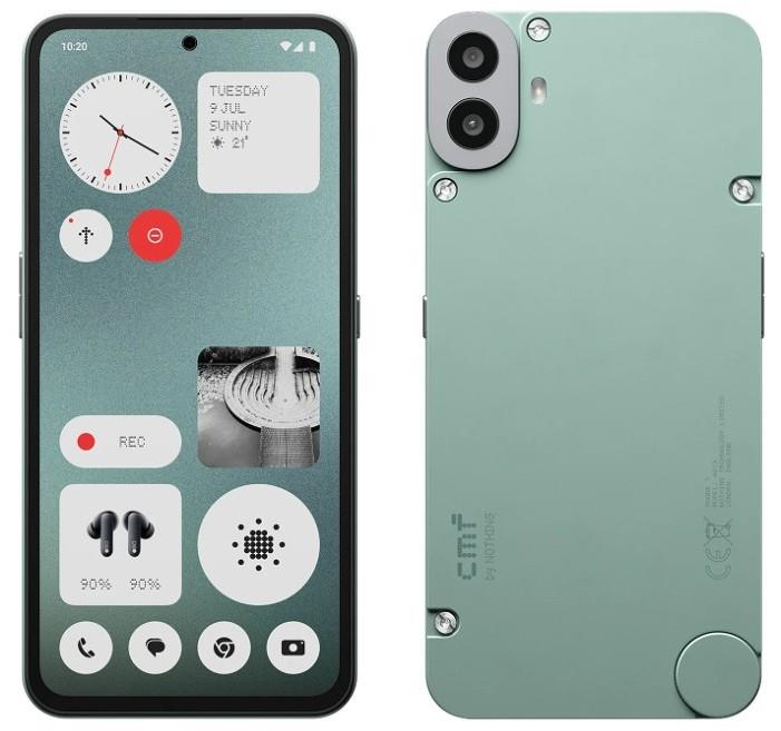 Смартфон CMF by Nothing Phone 1 6.67" 8/128ГБ, 2SIM, 5000мА•год, зелений