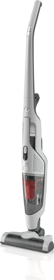 Пилосос Gorenje бездротовий, 162Вт, конт пил -0.5л, автон. робота до 60хв, HEPA, 2 в 1, підсвічування, індикатор, синій