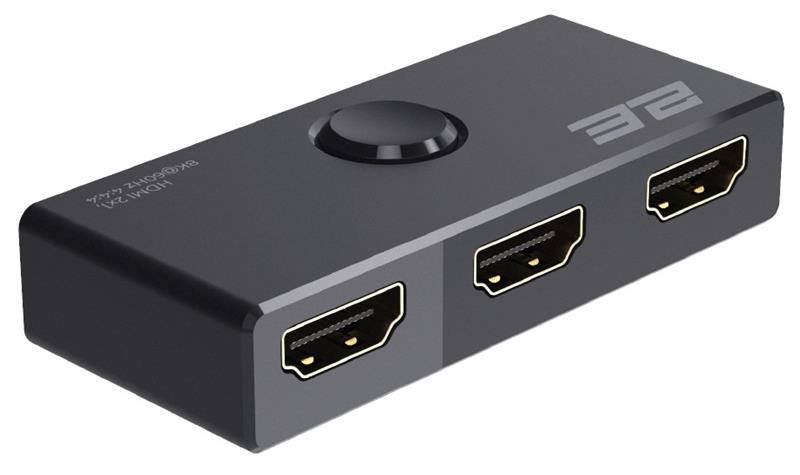 Комутатор Спліттер 2E SW2X1BD HDMI 2x1x2 Bi-directional 8K 60Hz 4:4:4 HDR