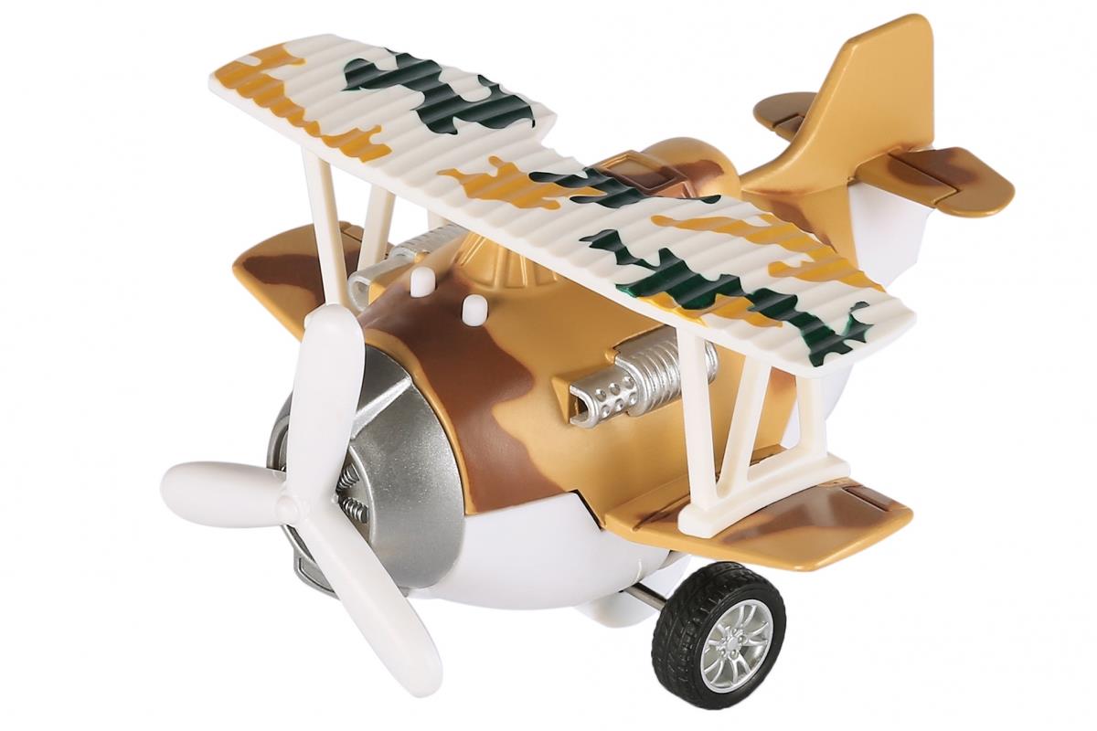 Самолет металический инерционный Same Toy Aircraft коричневый SY8016AUt-3