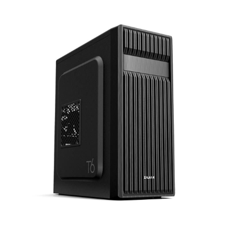 Корпус Zalman T6 без БЖ, 1xUSB3.0, 2xUSB2.0, 1x120мм, VGA 280мм, ATX, чорний