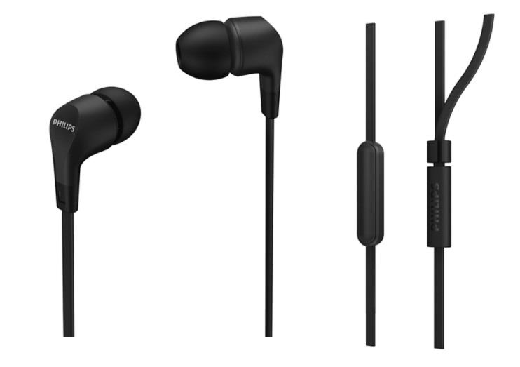 Наушники Philips TAE1105 In-ear Mic Black