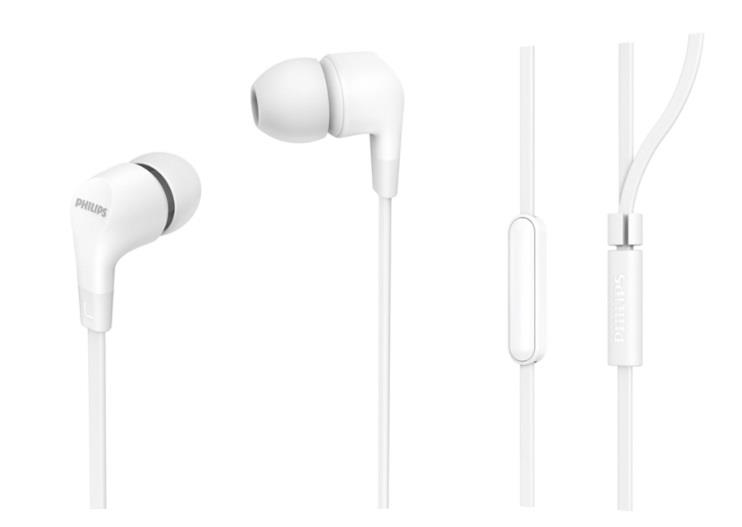 Наушники Philips TAE1105 In-ear Mic White