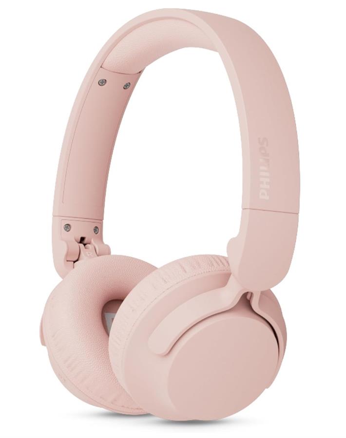 Навушники On-ear Philips TAH4000 BT 6.0, Wireless, Mic, Рожевий