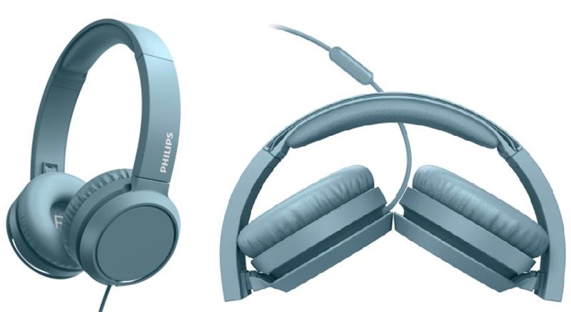 Наушники Philips TAH4105 On-ear Mic Blue