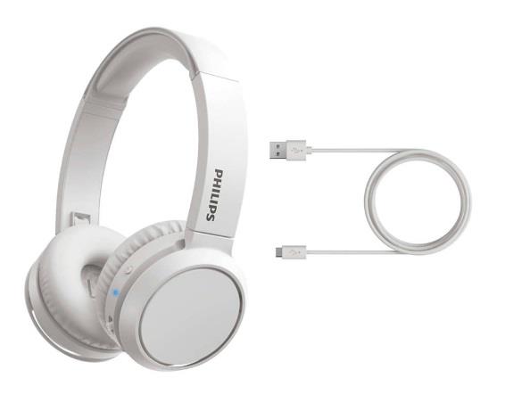 Наушники Philips TAH4205 On-ear Wireless Mic White