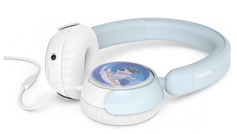 Навушники Kids' On-ear Philips TAK2000 3.5 mini-jack + Type-C, Mic, Блакитний