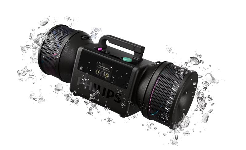 Акустична система Philips TAMS80 140Вт, BT 6.0, IP67, Auracast™, SBC, LC3, Чорний