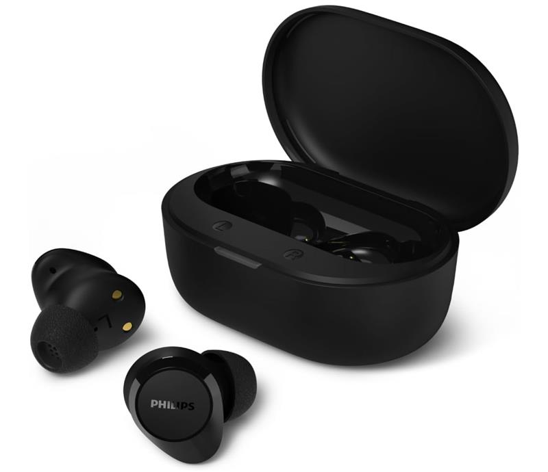 Навушники TWS Philips TAT1300 BT 6.0, IPX4, Touch control, SBC, Mic, Чорний