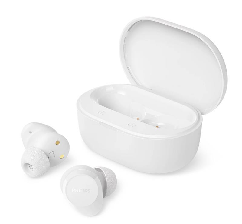 Навушники TWS Philips TAT1300 BT 6.0, IPX4, Touch control, SBC, Mic, Білий