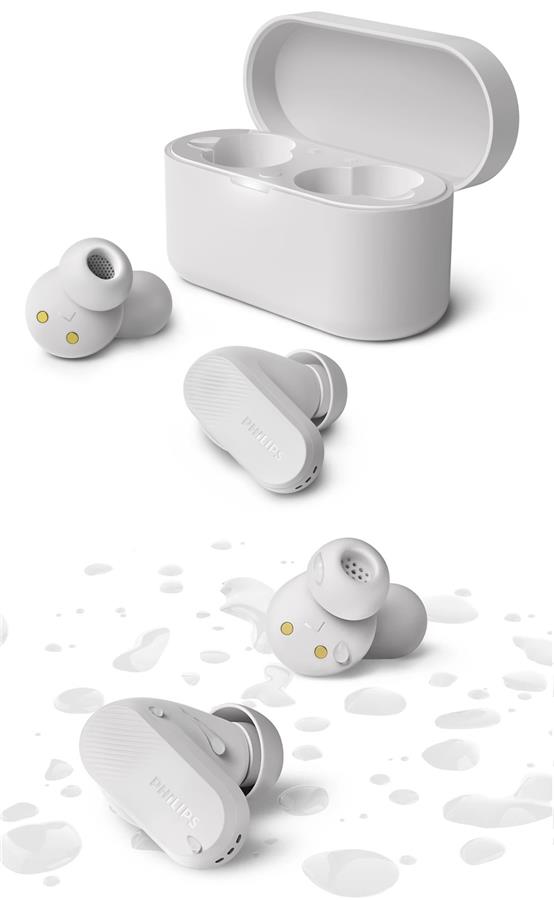 Навушники TWS Philips TAT3509 BT 5.3, ANC, IPX4, SBC, LC3, Touch control, Mic, Білий
