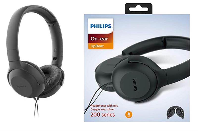 Наушники Philips TAUH201 On-ear Mic Black