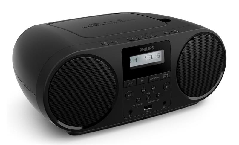 Магнітола Philips TAZ5000 4W, BT 5.4, FM, MP3-CD, USB