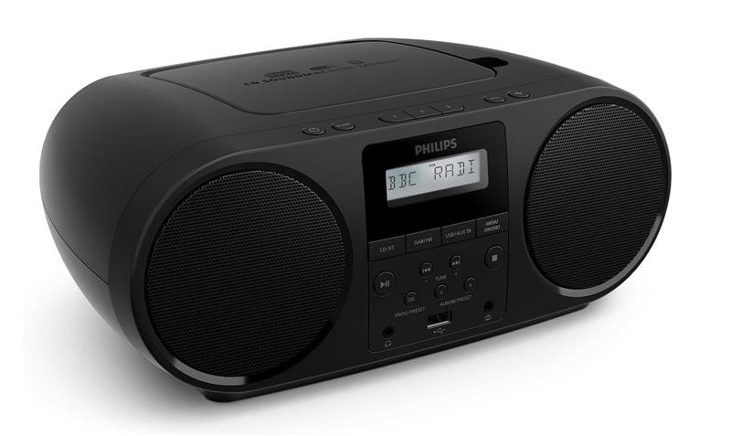 Магнітола Philips TAZ6000 4W, BT 5.4, FM/DAB+, MP3-CD, USB
