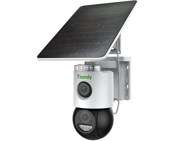 IP-камера Tiandy TC-H363U Spec:W/4G/U/SE/4mm/V4.0, 6MP, Fixed Color Maker 4G PT, 4mm, f/1.0, LED20m, DC5V, Batt.10400mAh, Solar panel, IP65, Speaker
