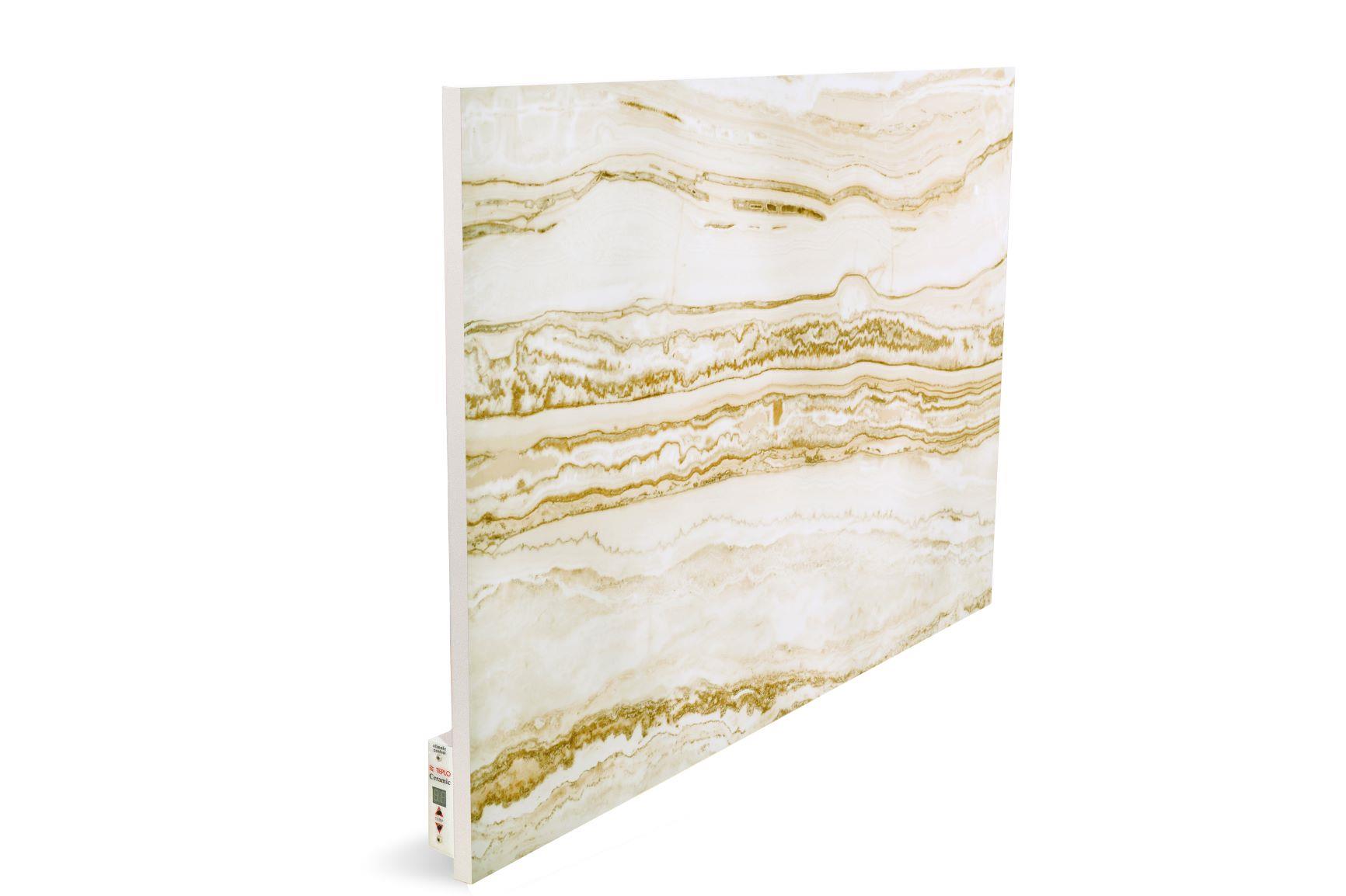 Керамічна панель TEPLOCERAMIC, 15м2, 750Вт, електр. упр-ння, 90 х 60см, терморегулятор, мармур