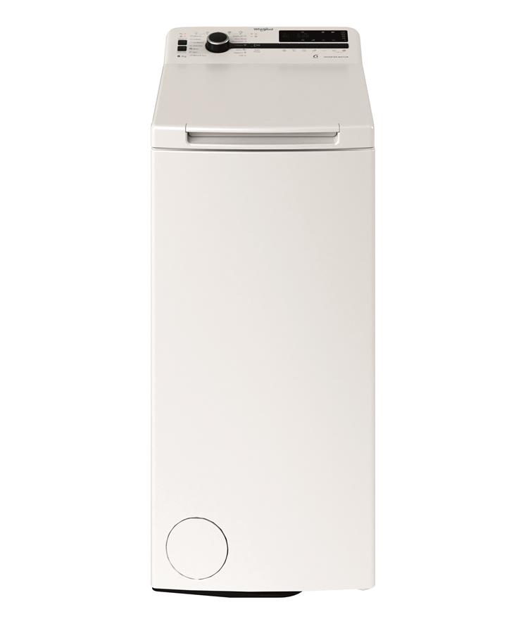 Пральна машина Whirlpool вертикальна, 6кг, 1200, B, 60см, дисплей, інвертор, білий