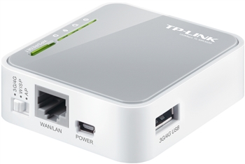 Маршрутизатор TP-LINK TL-MR3020 N300, 1xFE LAN/WAN, 1xUSB2.0 for 3G/4G/LTE