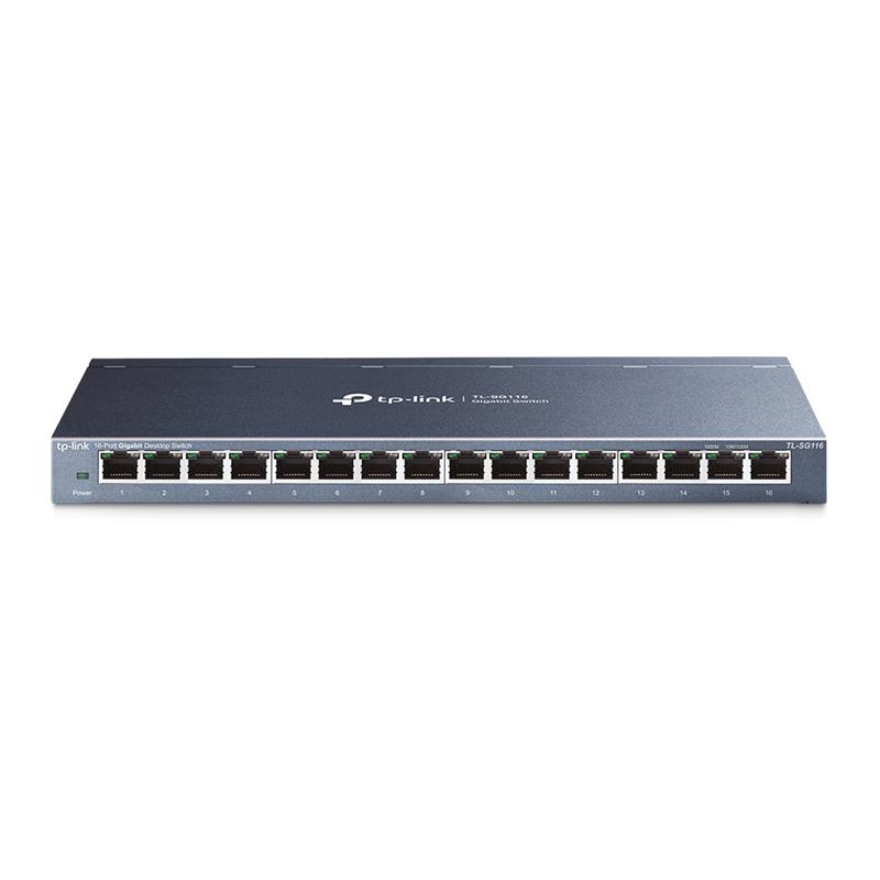 Комутатор TP-LINK TL-SG116 16xGE, Некерований
