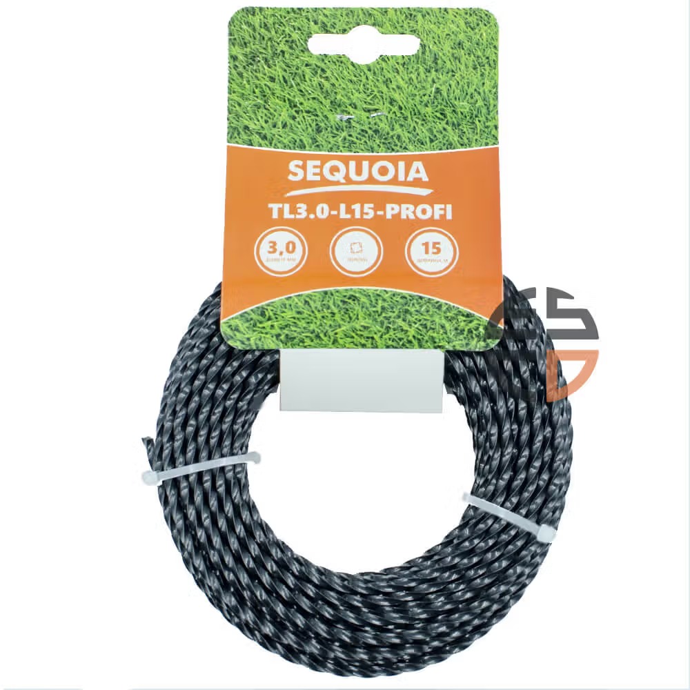Ліска косильна SEQUOIA 3мм 15м кручений квадрат