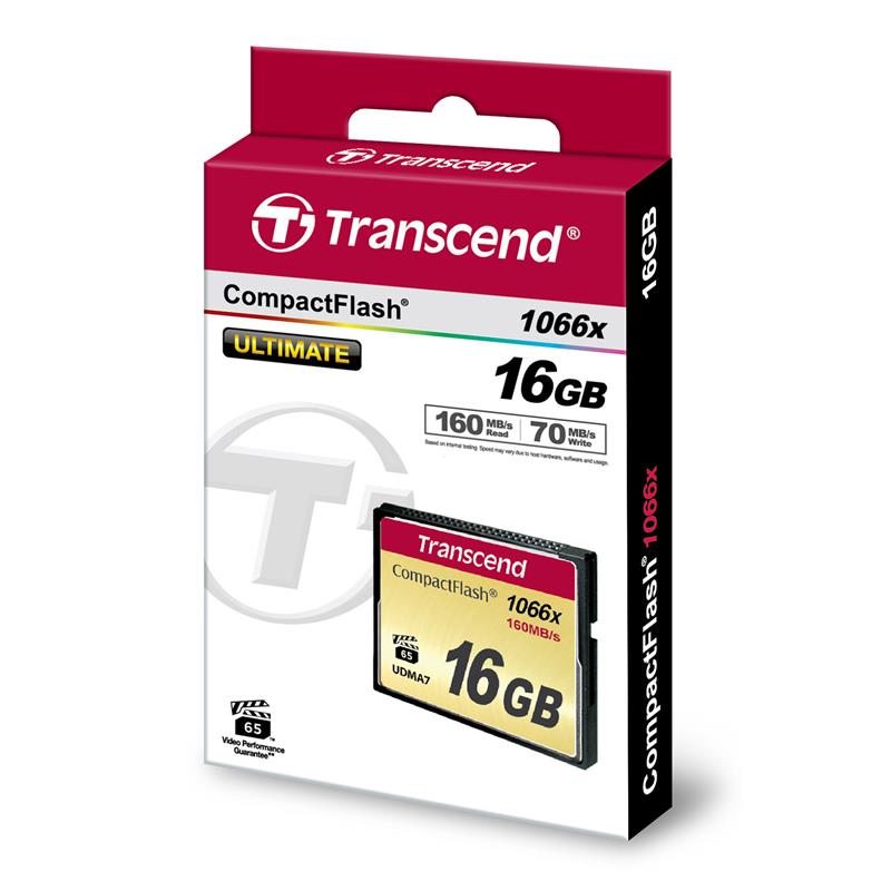 Карта пам'яті Transcend CF 16GB 1066X