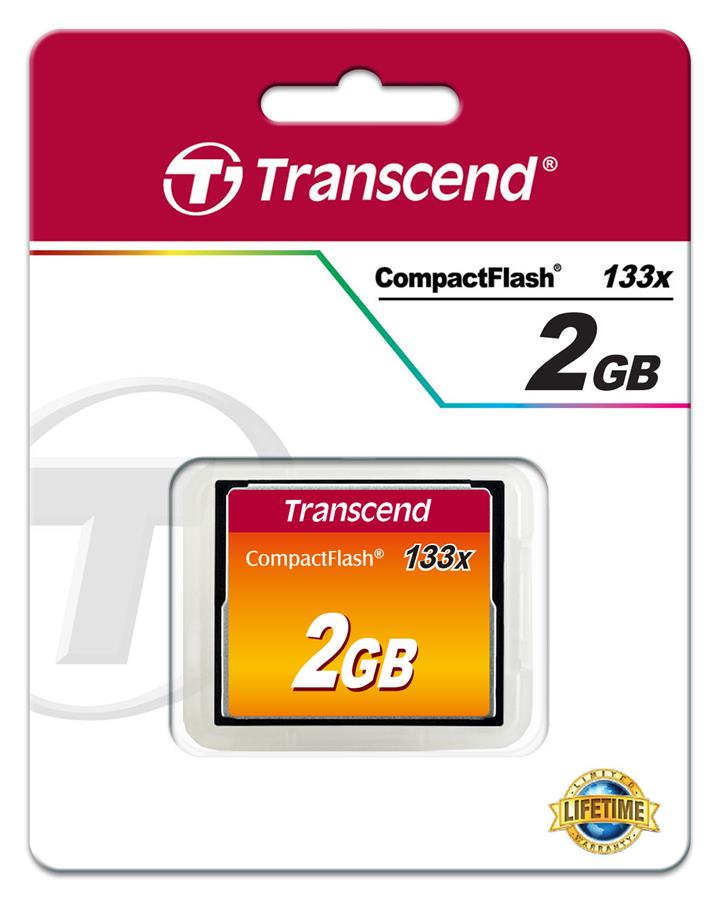 Карта пам'яті Transcend CF 2GB 133X