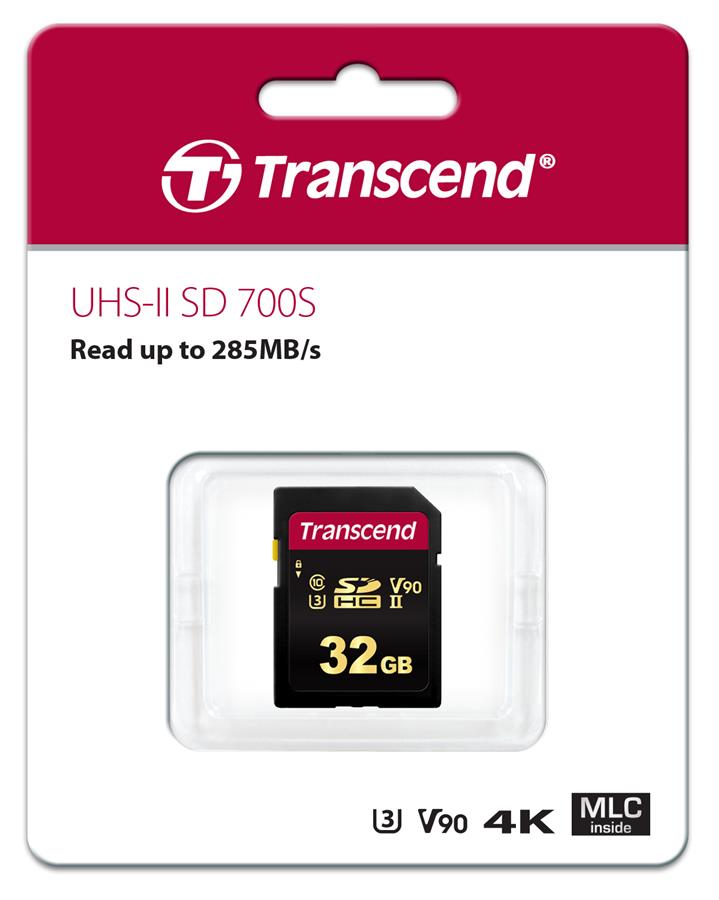 Карта пам'яті Transcend SD 32GB C10 UHS-II U3 R285/W220MB/s 4K