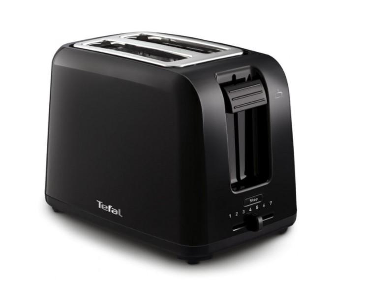 Тостер Tefal Vita 800Вт, пластик, чорний