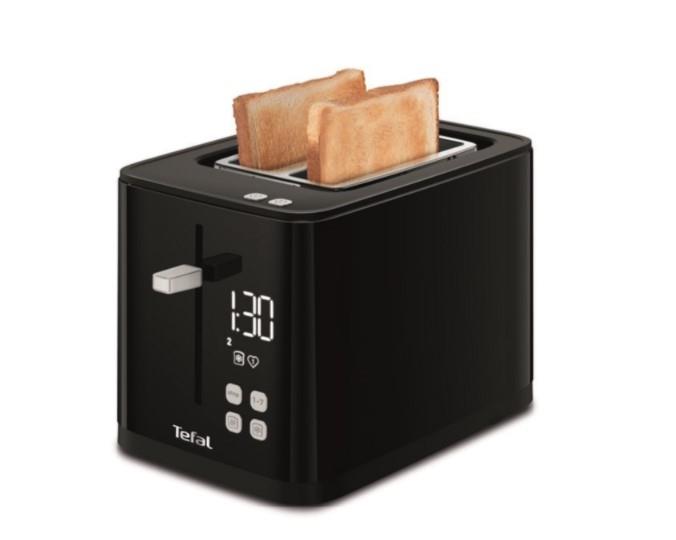Тостер Tefal Digital 850Вт, LED дисплей, пластик, чорний