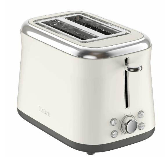 Тостер Tefal Collection 850Вт, розморожування, пластик, бежевий