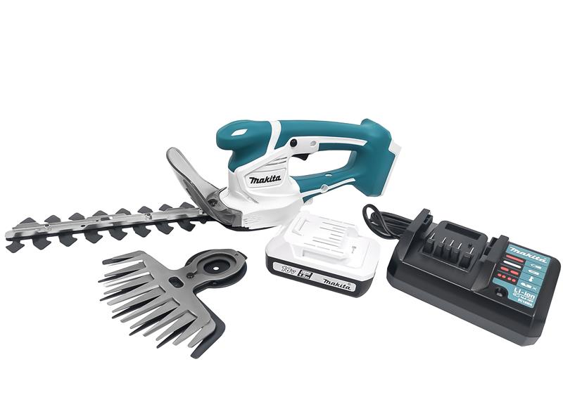 Ножиці для трави акумуляторні Makita UM110DWYX 18В 2 леза 11 та 20см 1.5кг без АКБ та ЗП