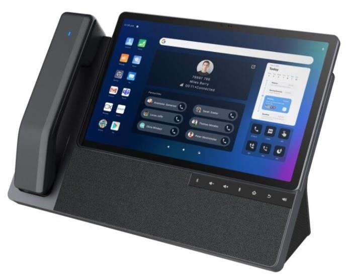 Телефон IP Fanvil V78 2xGE LAN, 1xUSB-C, 1-SIM/TF, BT5.0, Wi-Fi, 20 SIP line, PoE, 11.0" color screen, камера 1080p30, Android 14.0