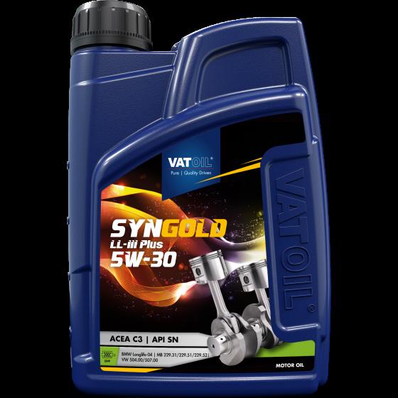 Олива моторна VATOIL SynGold LL-III Plus 5W-30 1л (10-1 LONGL III) (50020)