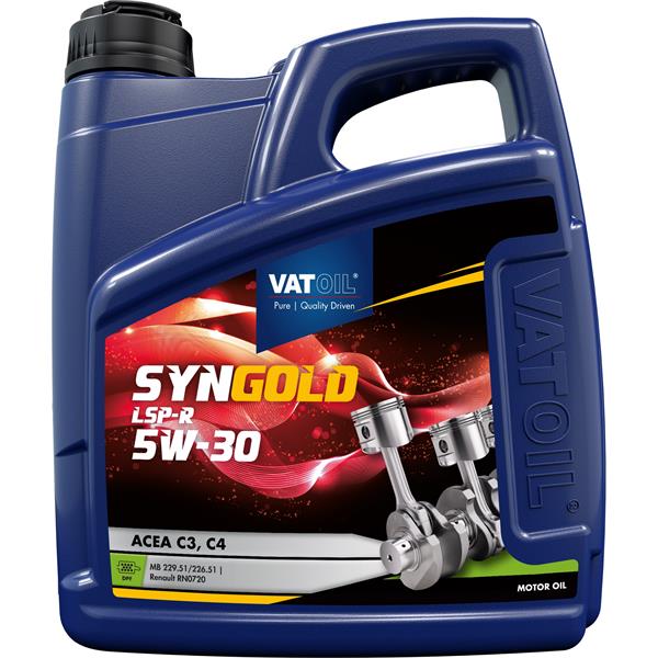 Олива моторна VATOIL SynGold LSP-R 5W-30 4л (10-4 SUPER) (50789)