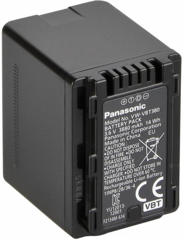 Акумулятор Panasonic VW-VBT380E-K відеокамер