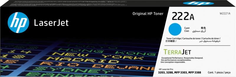 Картридж HP 222A CLJ Pro 3203/3303 Cyan (1200стор)